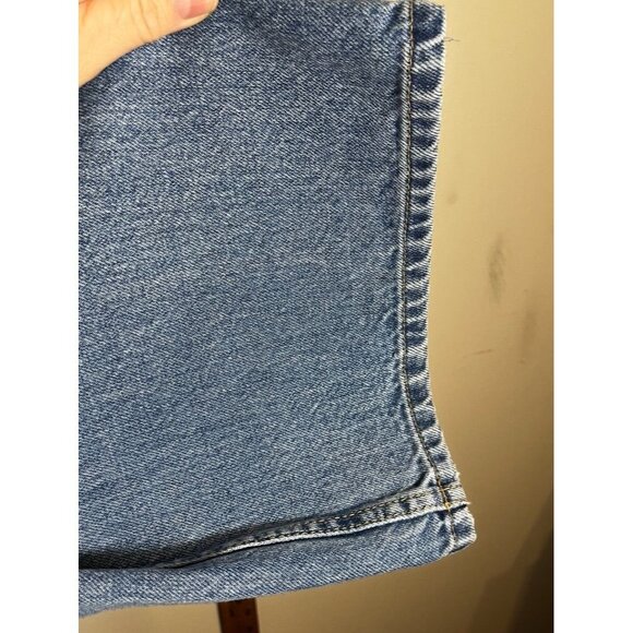 H&M Denim Wide Leg Jeans Blue 6 Unicorn Sequin Western Festival Concert Fairy - Picture 5 of 11